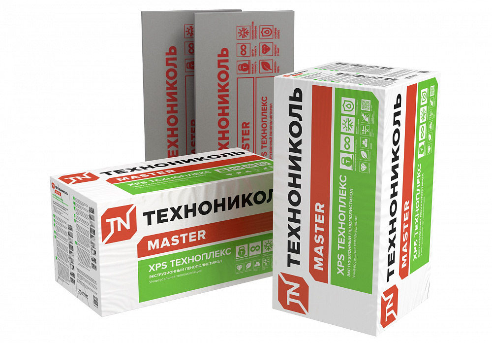 Экструзионный пенополистирол ТЕХНОПЛЕКС 1180*580*40-L (10 плит)