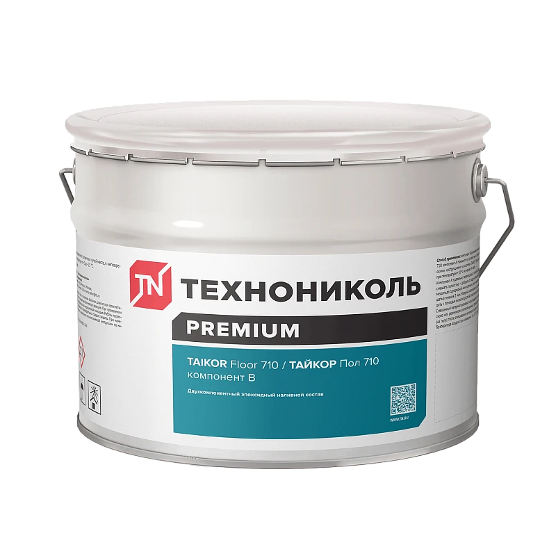 TAIKOR Floor 710. Двухкомпонентный эпоксидный наливной состав. Компонент В (5 кг) купить в Хабаровске