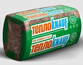 Утеплитель минеральная вата KNAUF для Кровли и Стен TS036 Aquastatik 100*610*1230 (0.6м3; 6м2) купить в Хабаровске