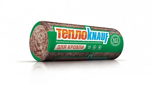 Утеплитель минеральная вата KNAUF Для Кровли TR037 Aquastatik 150*5500*1220 (1.0м3; 6.71м2)