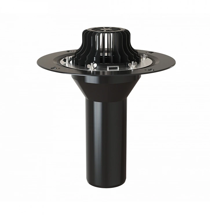 Воронка ТехноНИКОЛЬ с обжимным металлическим фланцем без обогрева, 110х450 купить в Хабаровске