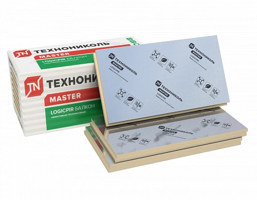 Теплоизоляционная плита PIR LOGICPIR Ф/Ф Балкон 1200х600х20 (12 плит) 8.64м2 купить в Хабаровске