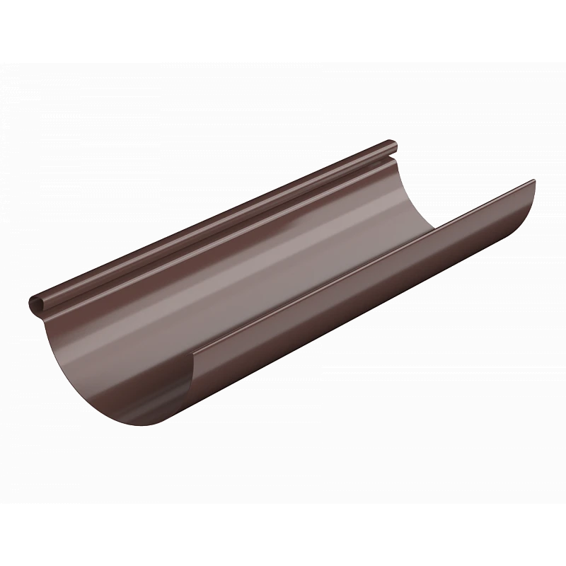 Желоб D125 мм (3м) ТН МВС, коричневый купить в Хабаровске