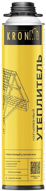 Напыляемый утеплитель (+насадка-распылитель) KRONbuild купить в Хабаровске