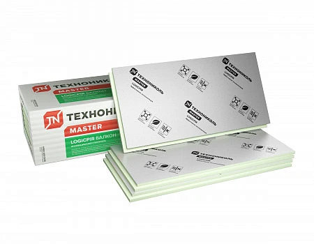 Теплоизоляционная плита PIR LOGICPIR Ф/Ф L Балкон 1190х590х30 (8 плит) 5.62м2 купить в Хабаровске