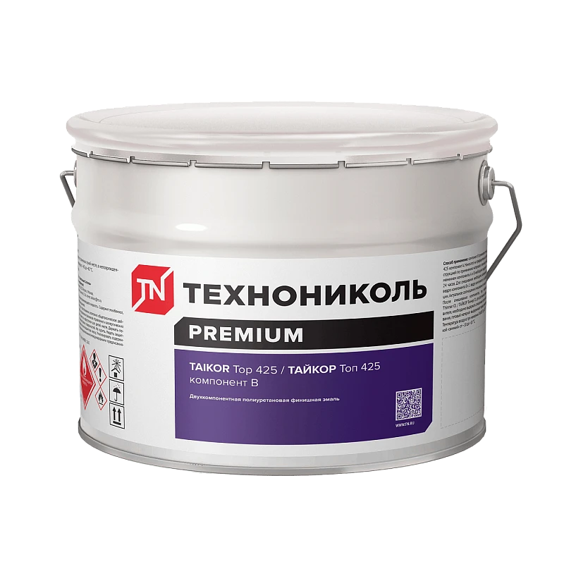 TAIKOR Top 425. Двухкомпонентная светостойкая полиуретановая эмаль. Компонент B (1.4 кг) купить в Хабаровске
