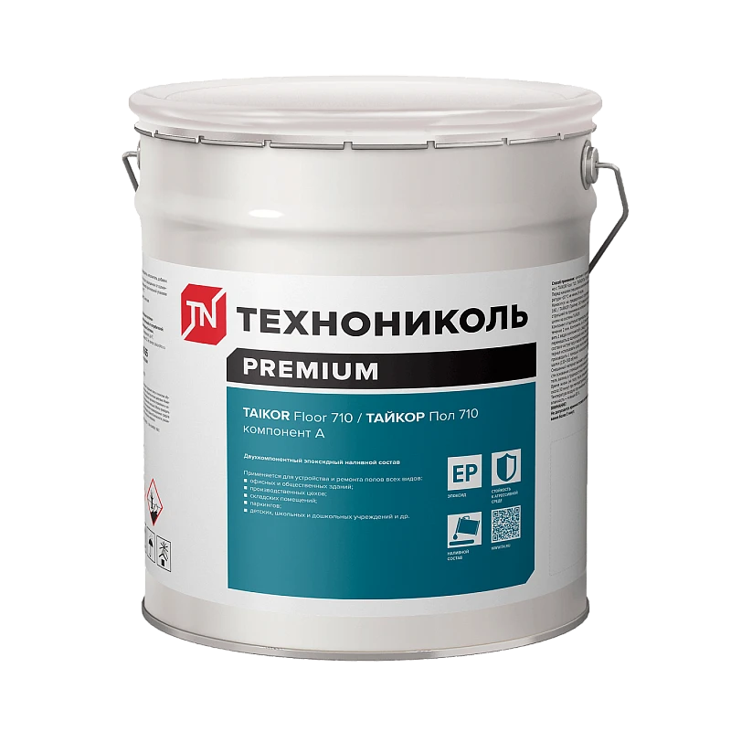 TAIKOR Floor 710. Двухкомпонентный эпоксидный наливной состав. RAL 7004. Компонент А (20 кг) купить в Хабаровске