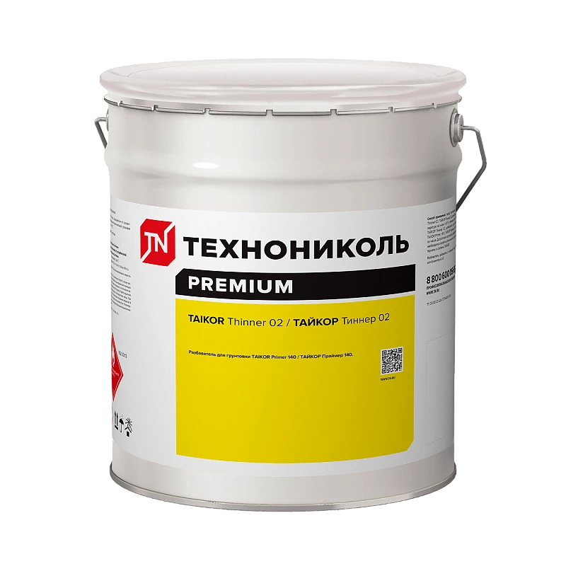 TAIKOR Thinner 02. Разбавитель для TAIKOR Primer 140 (16 кг) купить в Хабаровске