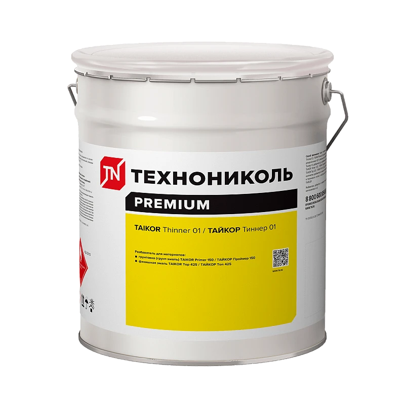 TAIKOR Thinner 01. Разбавитель для TAIKOR Primer 150 и TAIKOR Top 425 (16 кг) купить в Хабаровске
